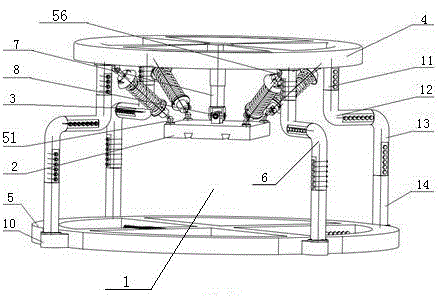 A Multi-Dimensional Vibration Damping Platform Based on Parallel Mechanism