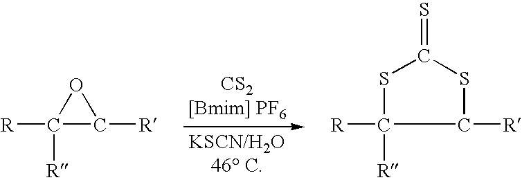 Synthesis of cyclic trithiocarbonates from epoxides