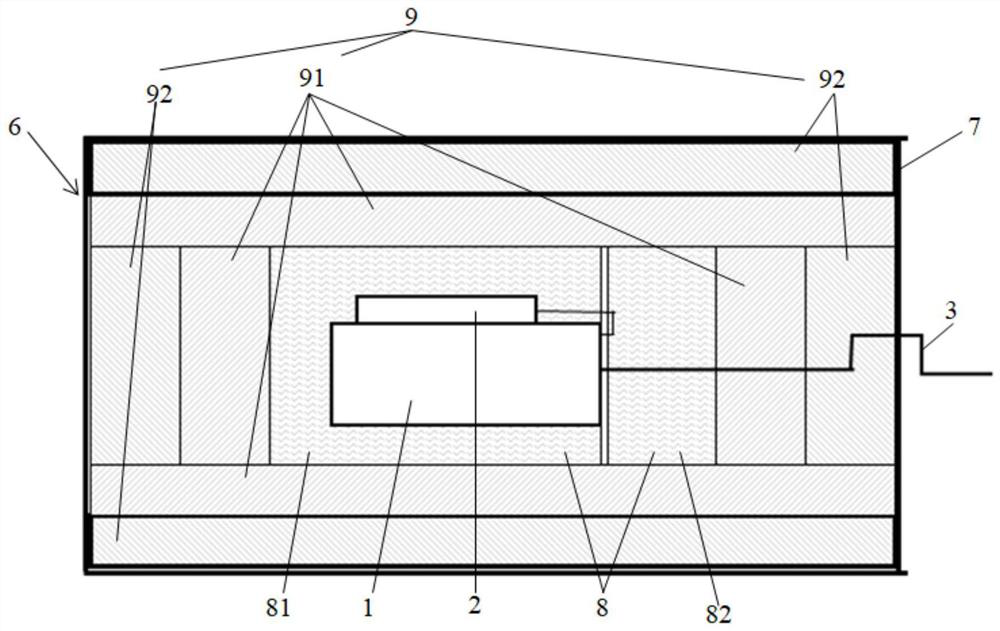 On-line monitoring device and monitoring method for furnace temperature of motor iron core heat treatment tunnel furnace