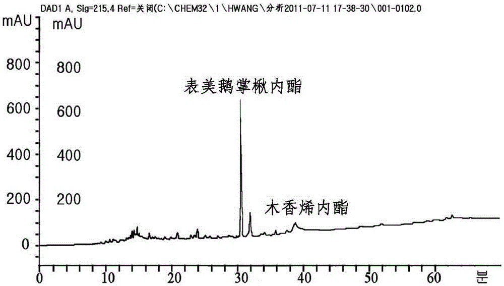 Method for separating therapeutic agent for chronic myelogenous leukemia from bark of liriodendron tulipifera l.