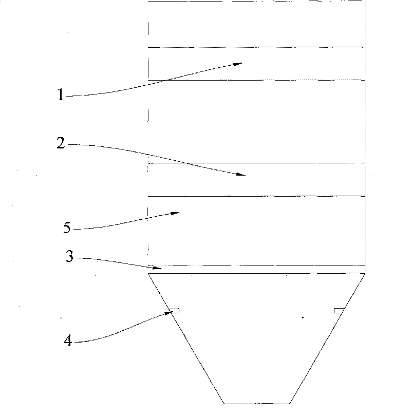 Cooling structure for dry method coke quenching