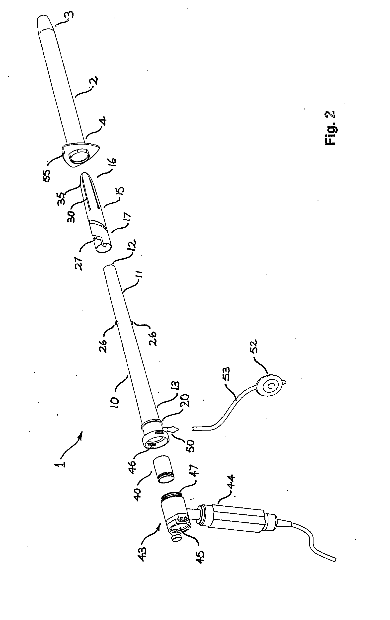 Sigmoidoscope With Integral Obturator