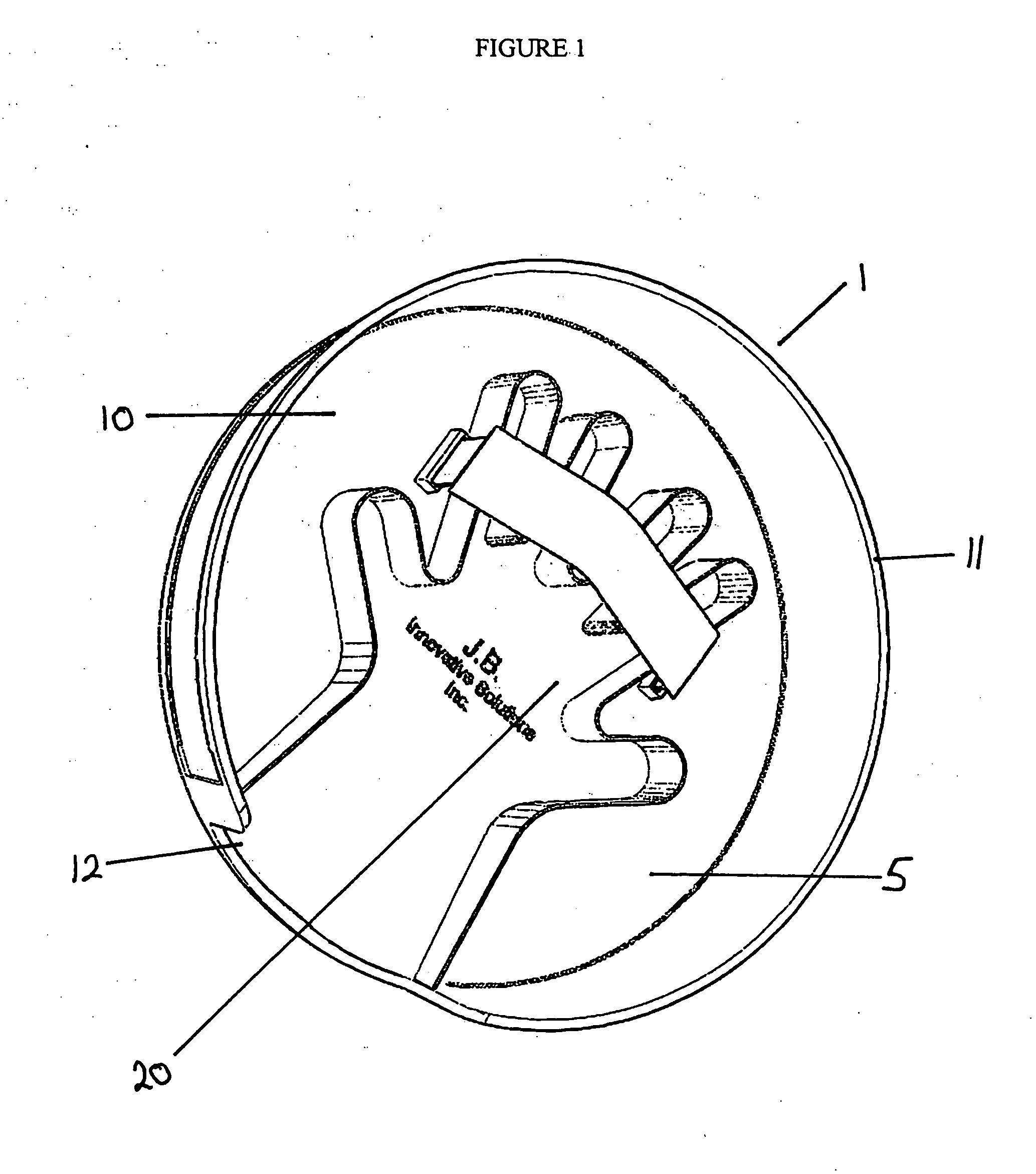 Tray with improved stability