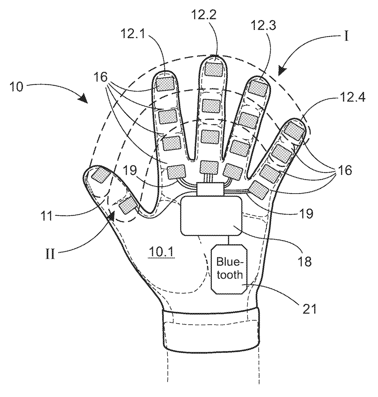 Device and a system for producing musical data