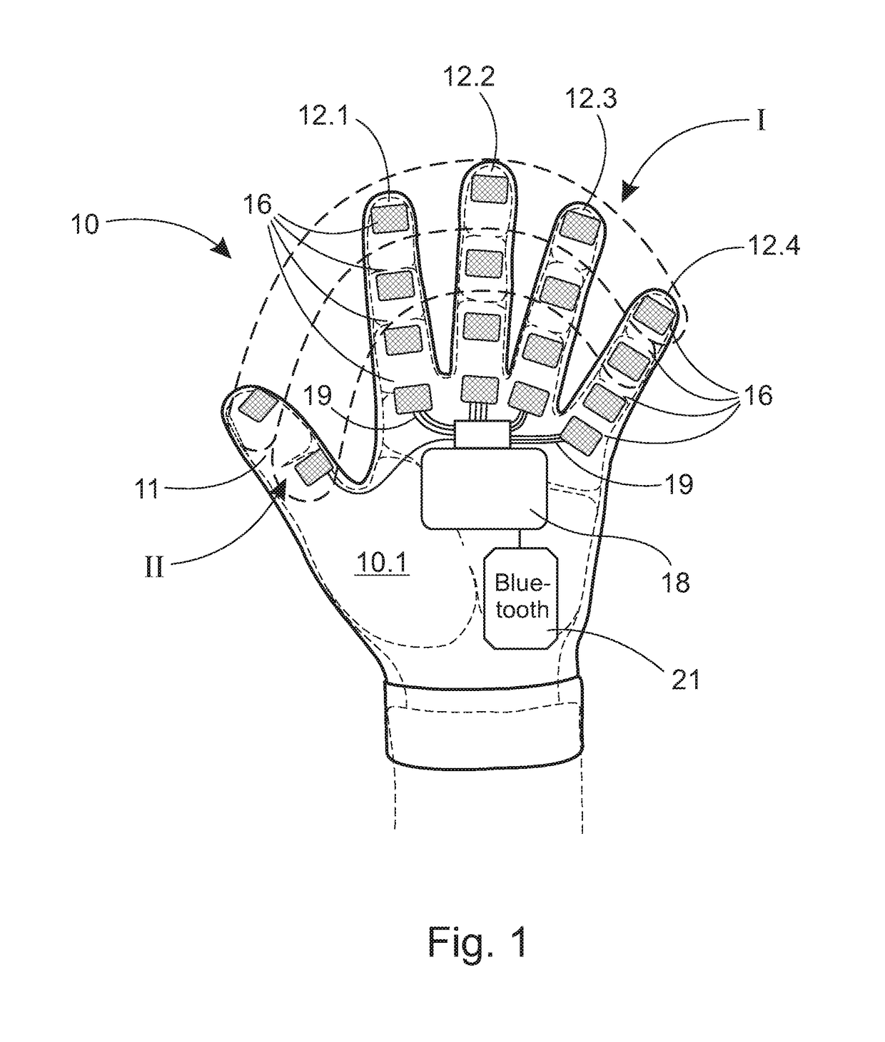 Device and a system for producing musical data