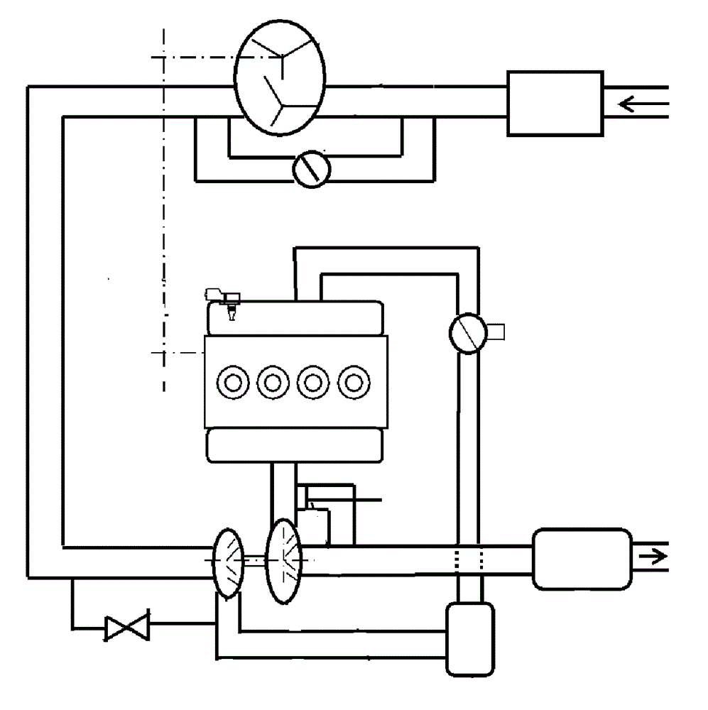 Engine air intake system and vehicle