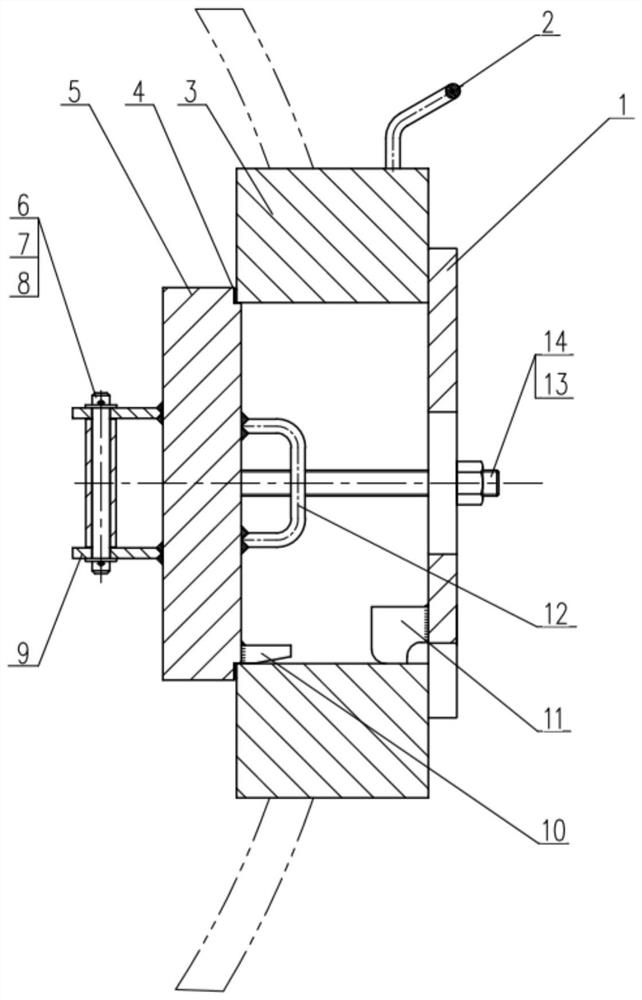 Inward-opening type self-tightening quick-opening manhole device and system