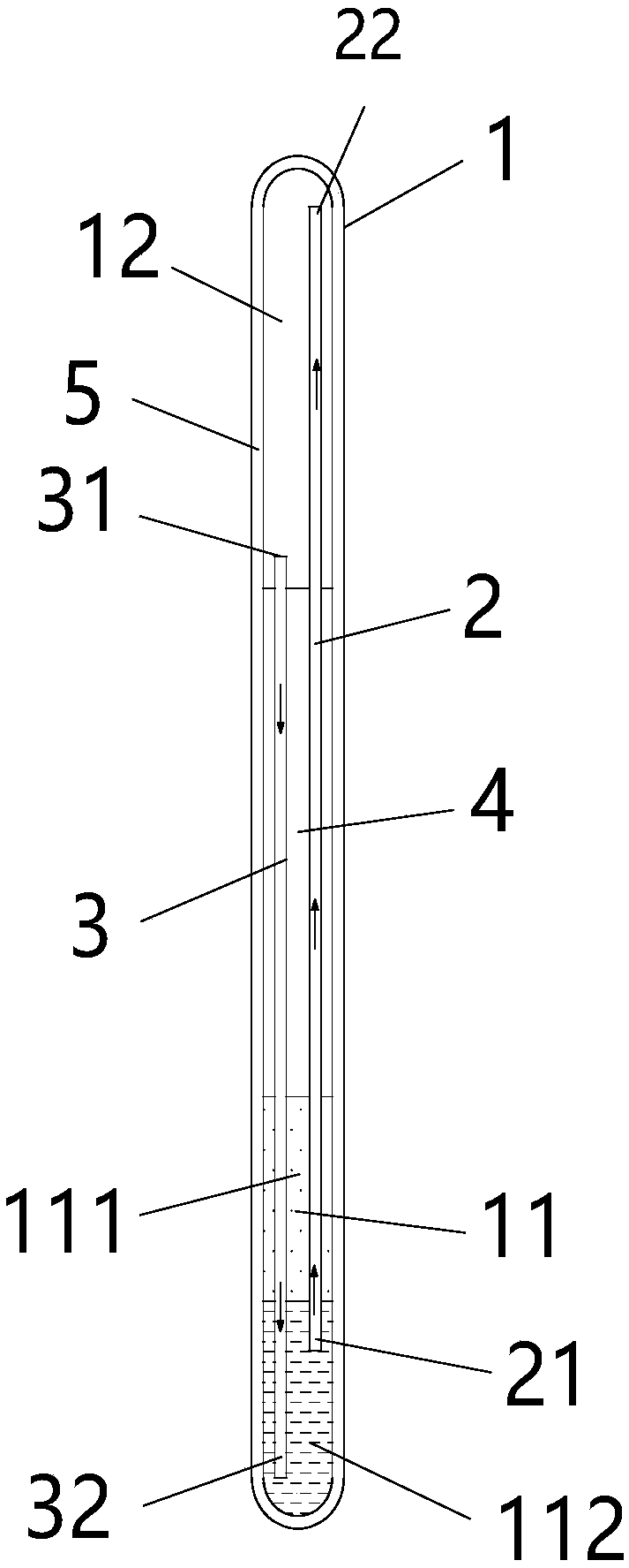 Liquid metal pulse heat pipe