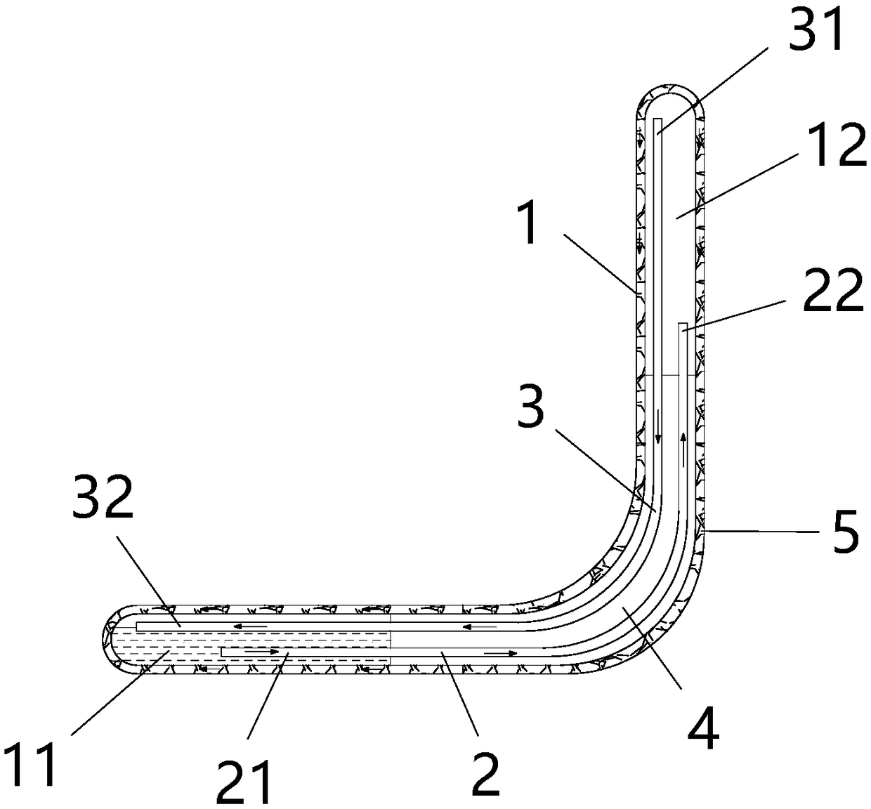 Liquid metal pulse heat pipe