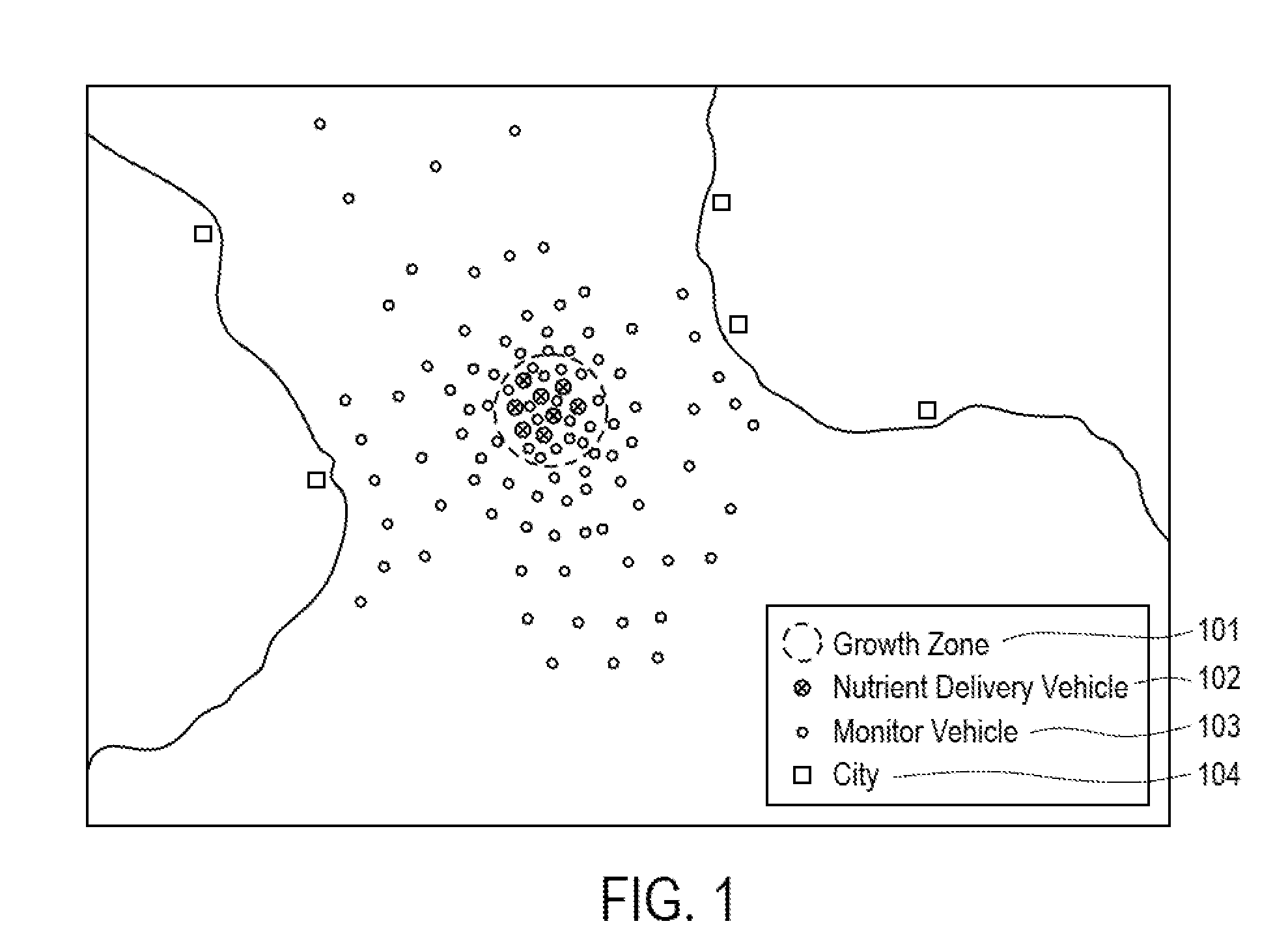 Navigation of a fleet of autonomous vessels in current and wind