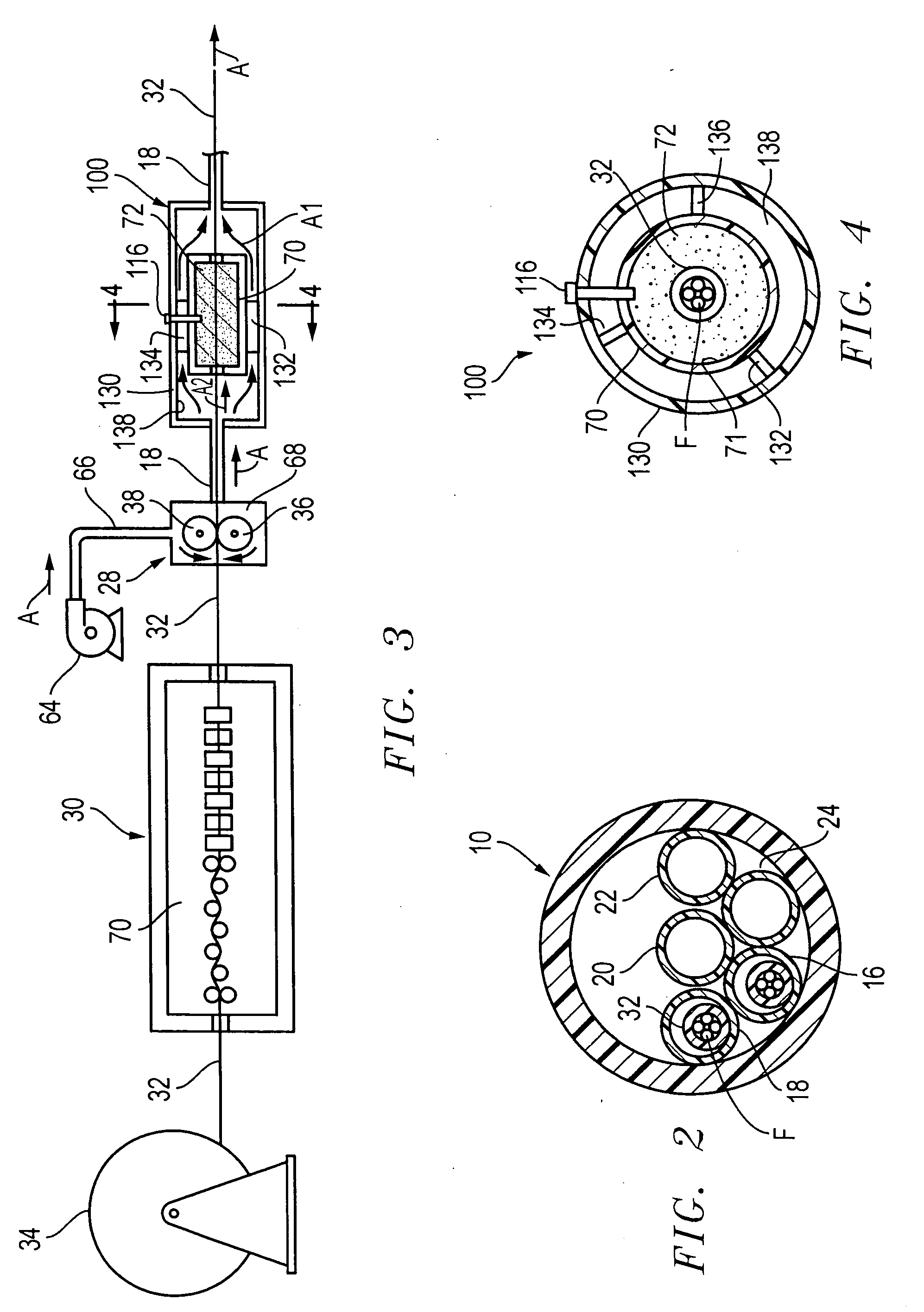 Optical cable lubricator with reservoir