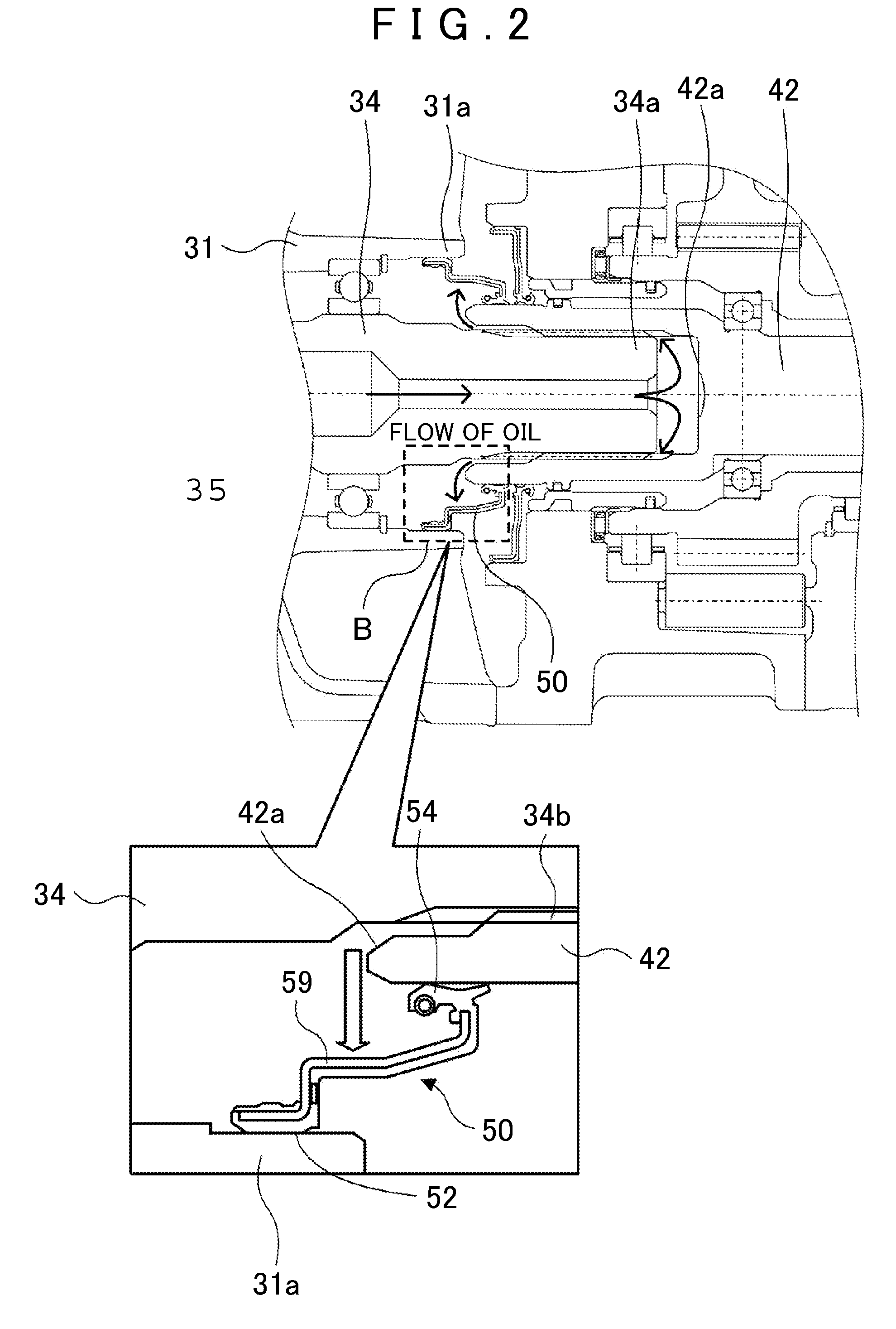 Oil seal and power transmission apparatus