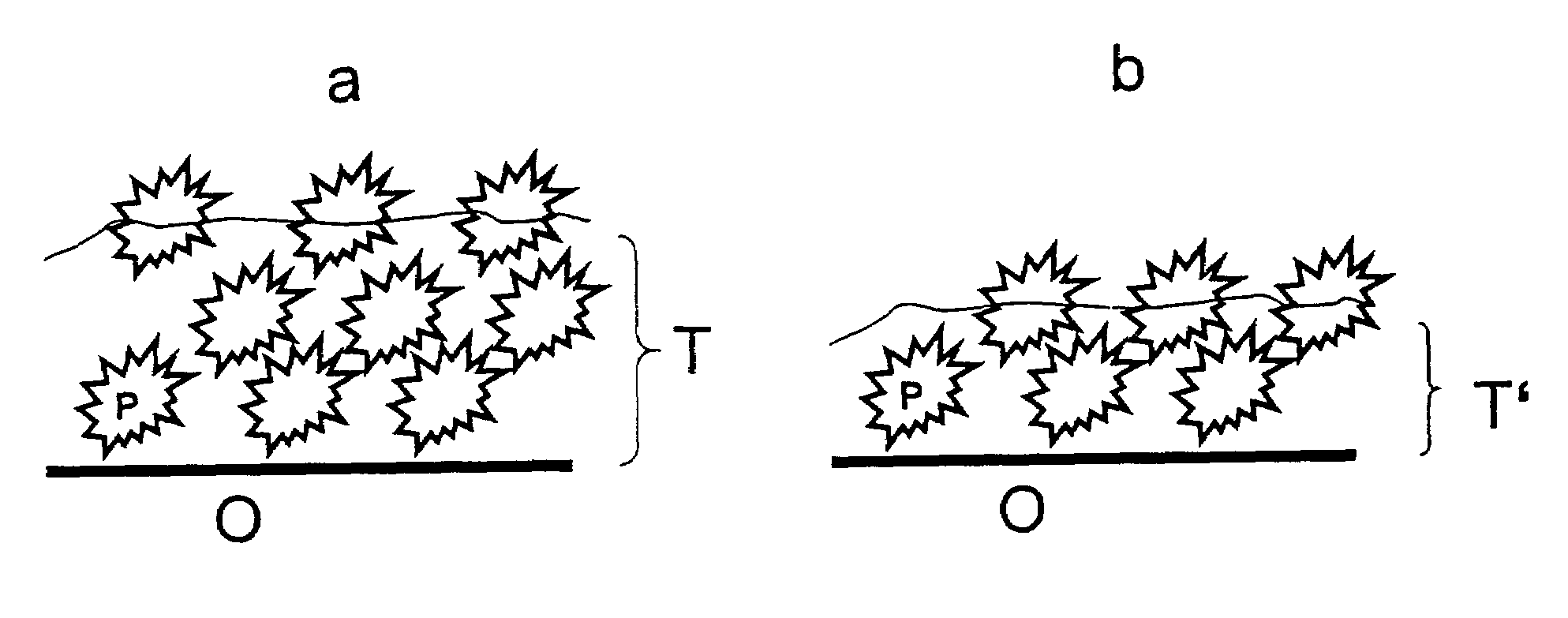 Surfaces rendered self-cleaning by hydrophobic structures and a process for their production