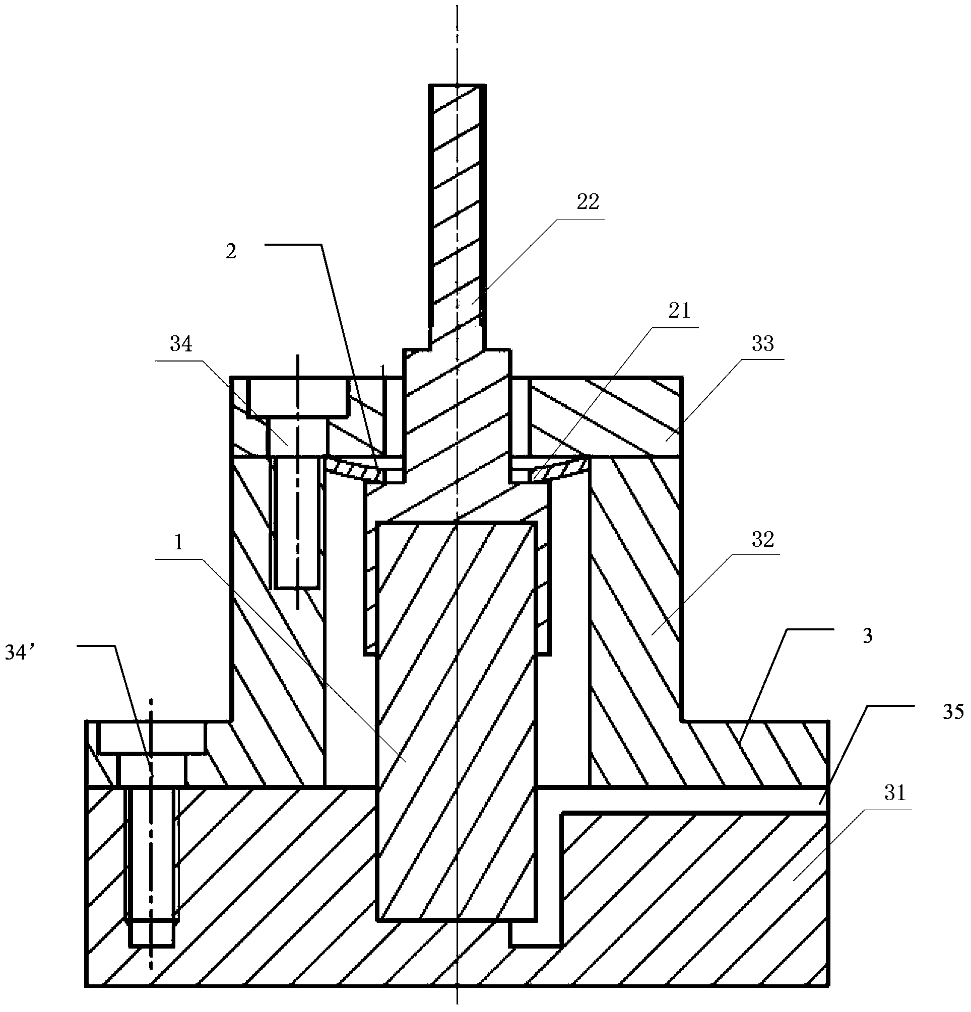 Vibration exciter based on piezoelectric stack