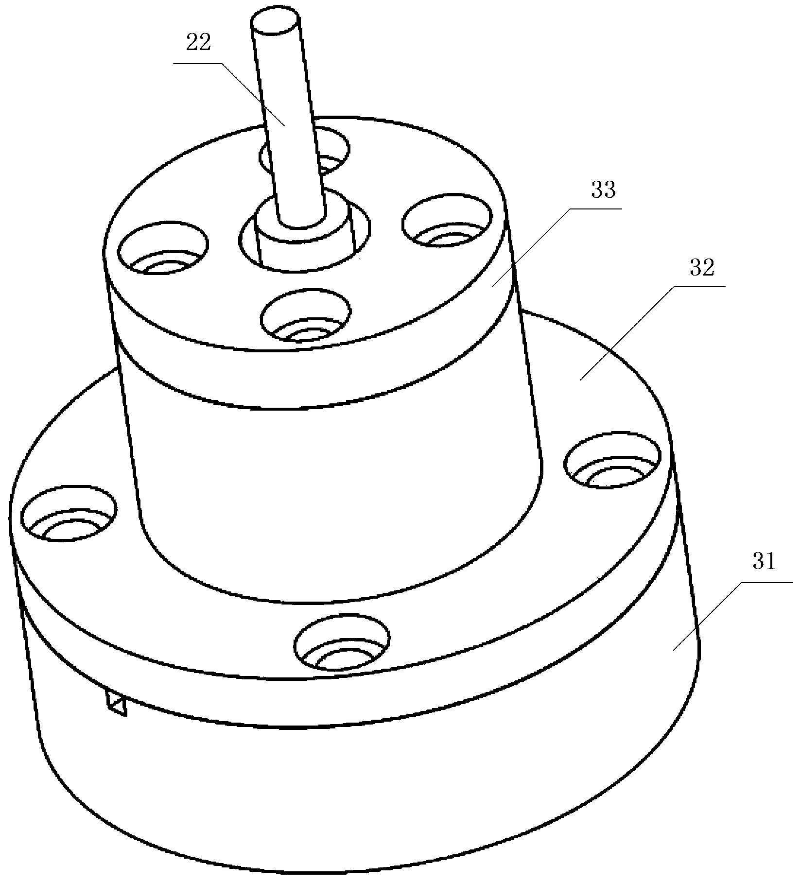 Vibration exciter based on piezoelectric stack