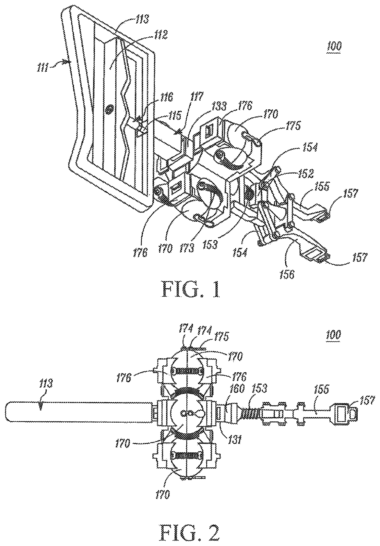 Device for taking multiple samples while avoiding cross-contamination