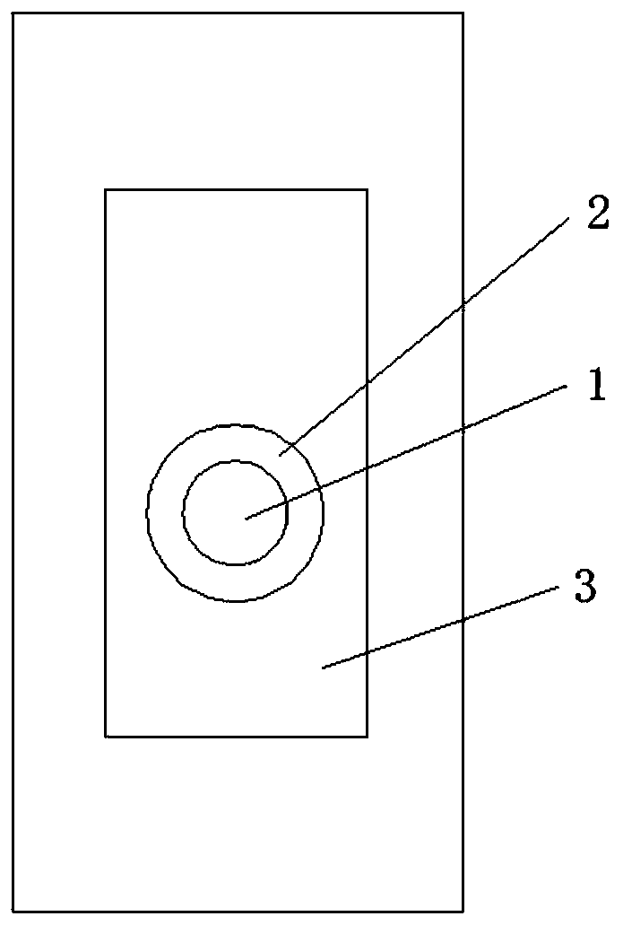 Process for improving ink in high aspect ratio Via hole