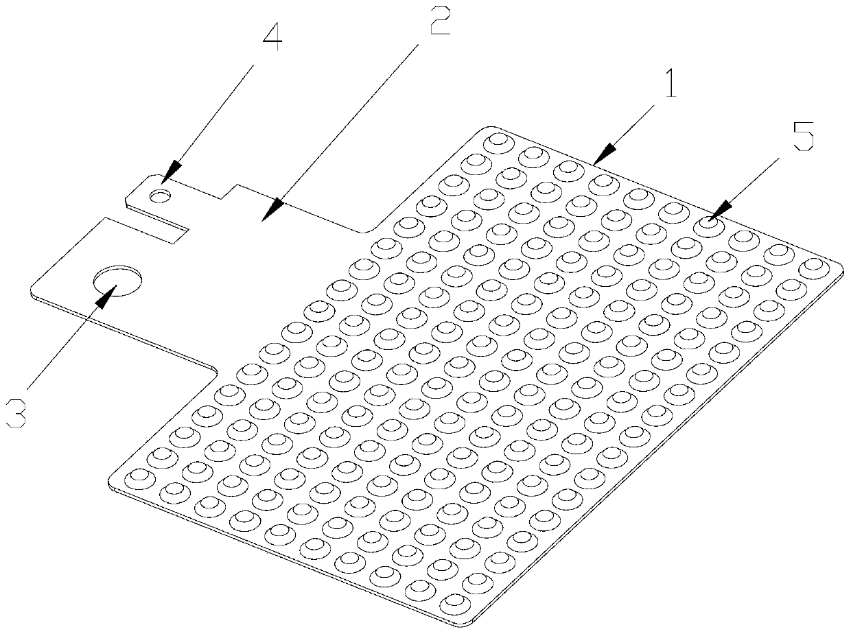 Current collector plate used for hydrogen fuel cell stack