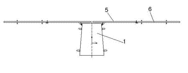 Roof-type unfolding locking device of aircraft