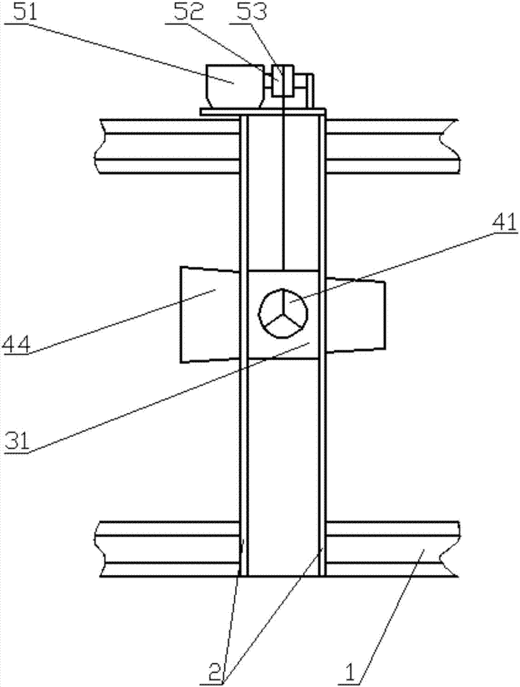 Simple concrete wall surface trowelling machine