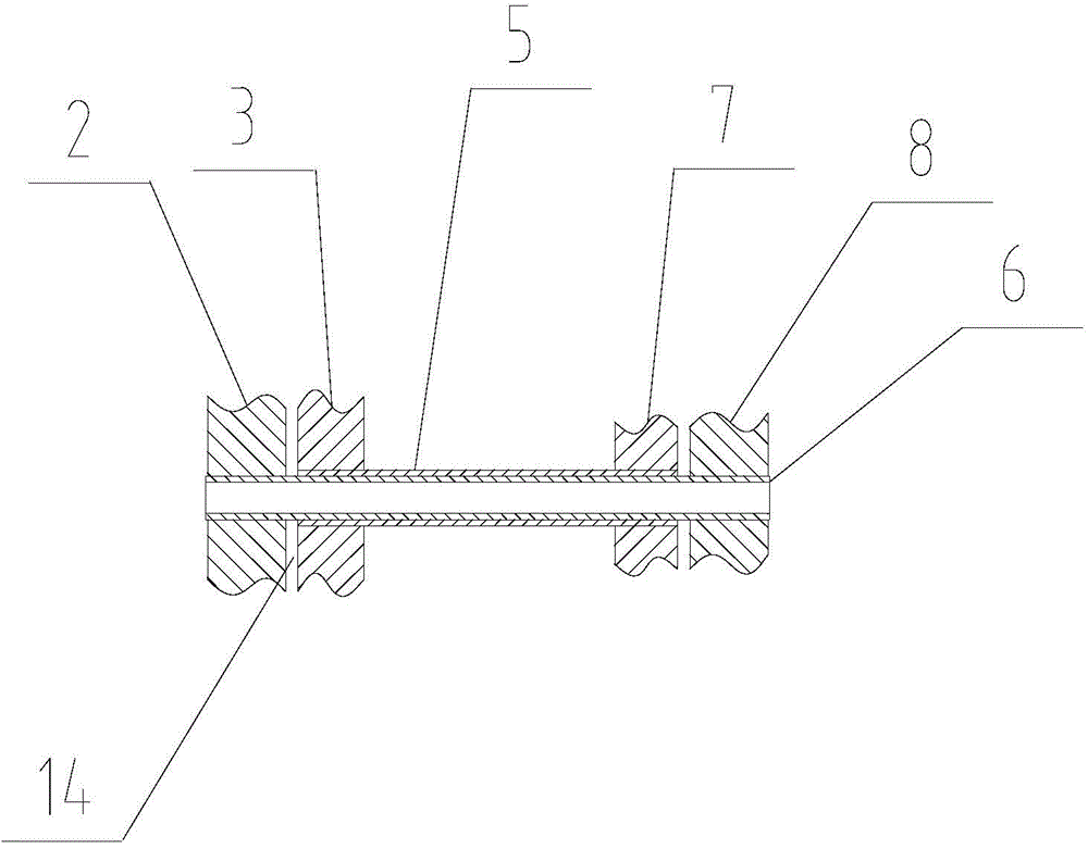 Special air cooler used for marine motor and provided with safety early-warning function