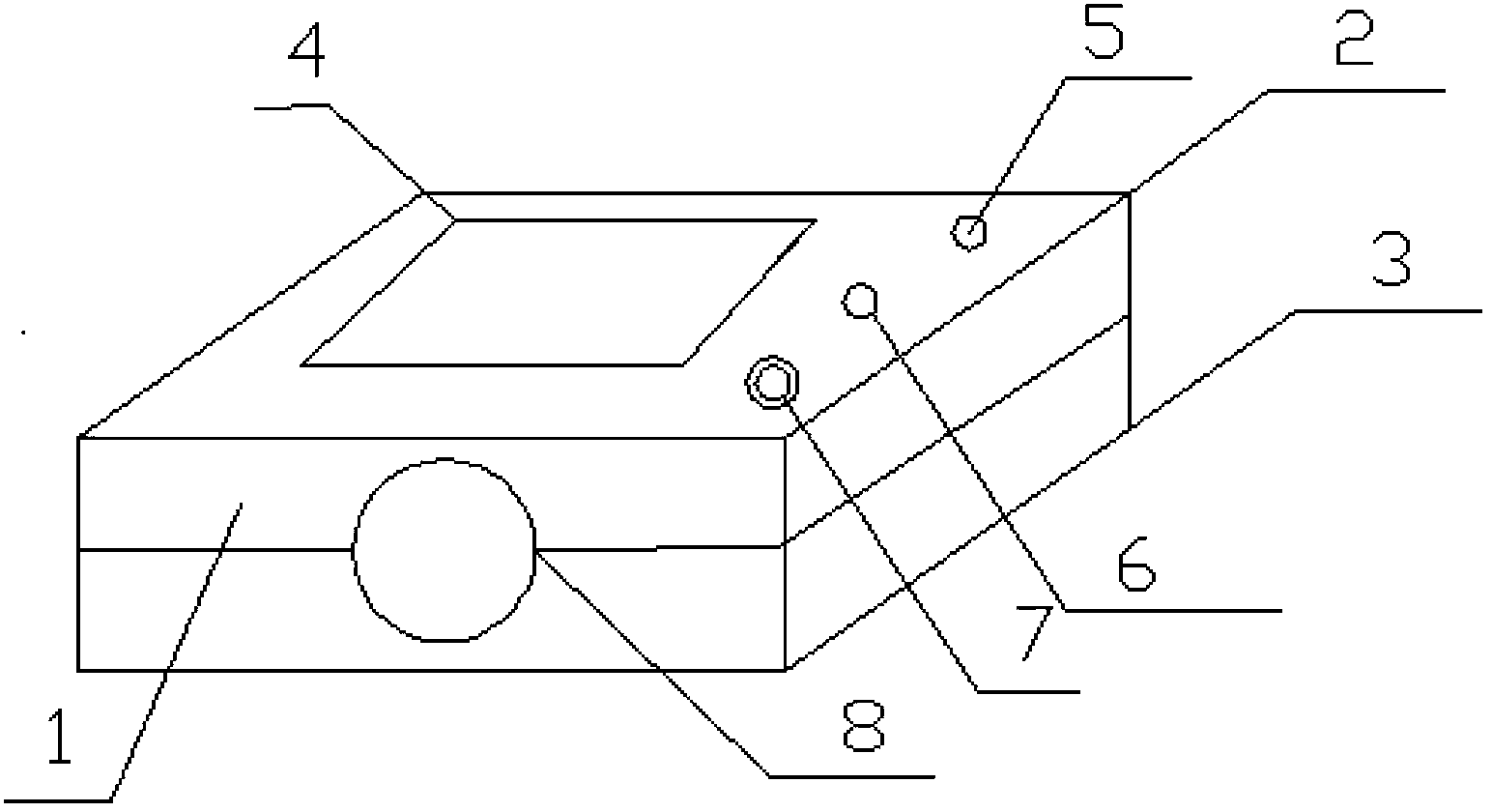 Temperature detecting device based on natural gas heating system