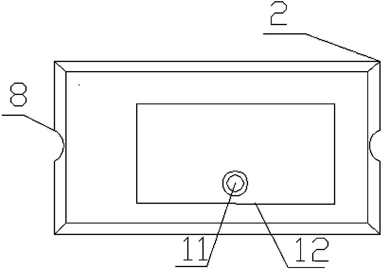 Temperature detecting device based on natural gas heating system