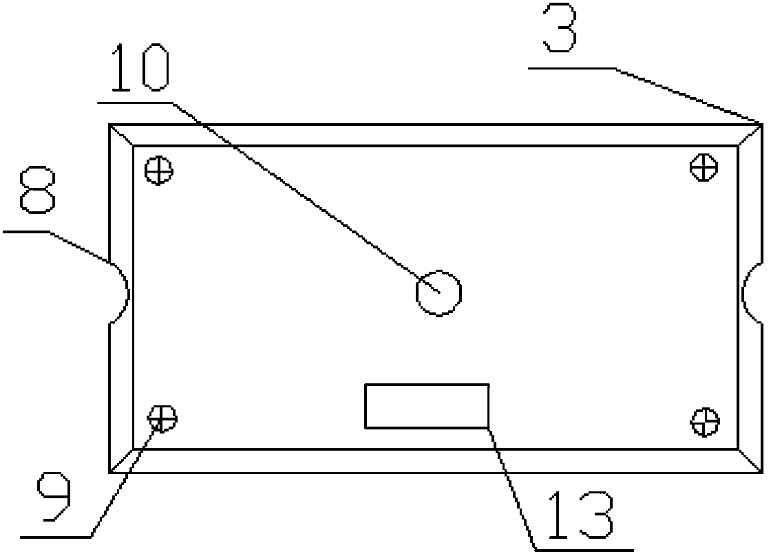 Temperature detecting device based on natural gas heating system