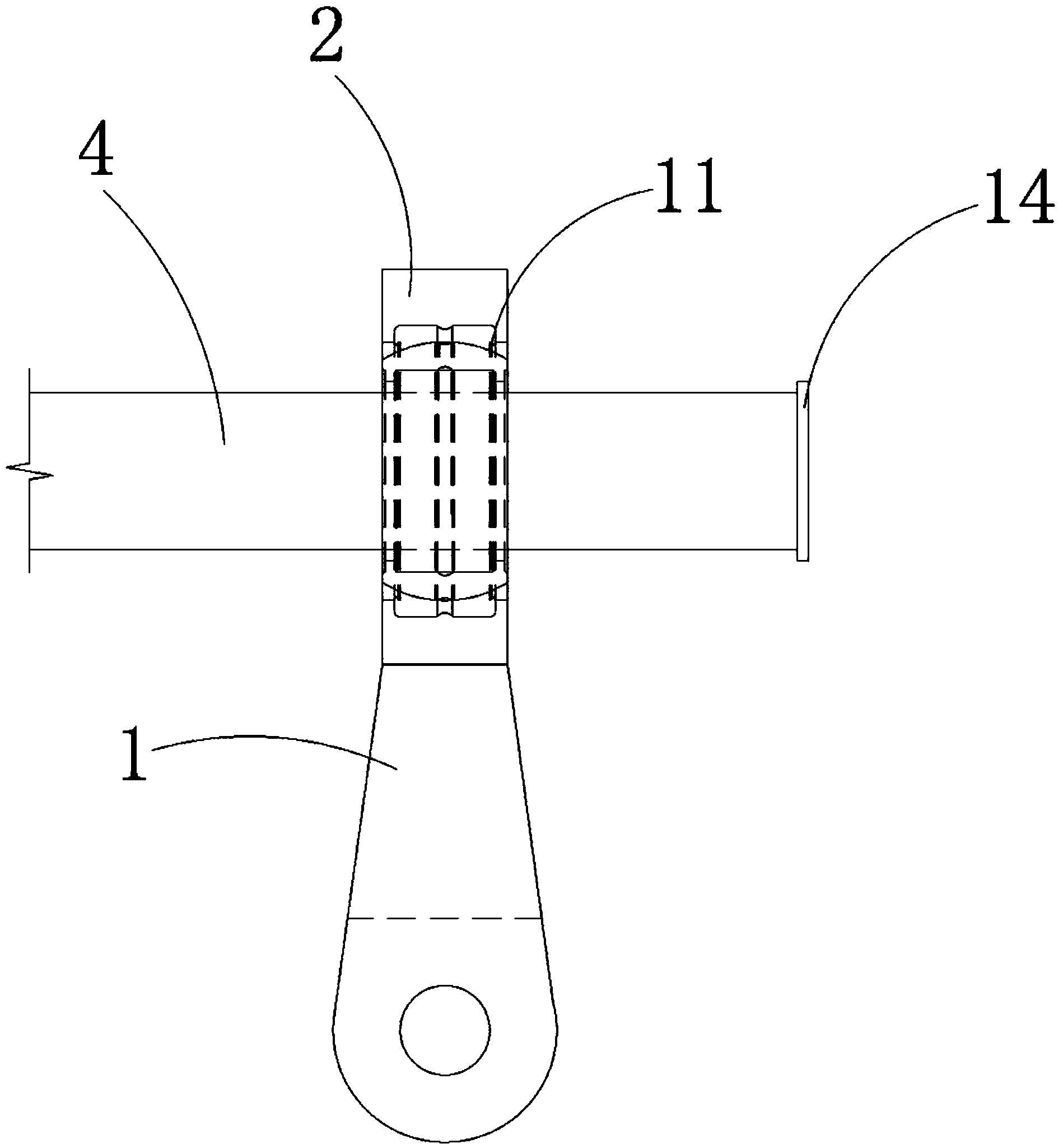 Rotatable extension-type node and operation method thereof