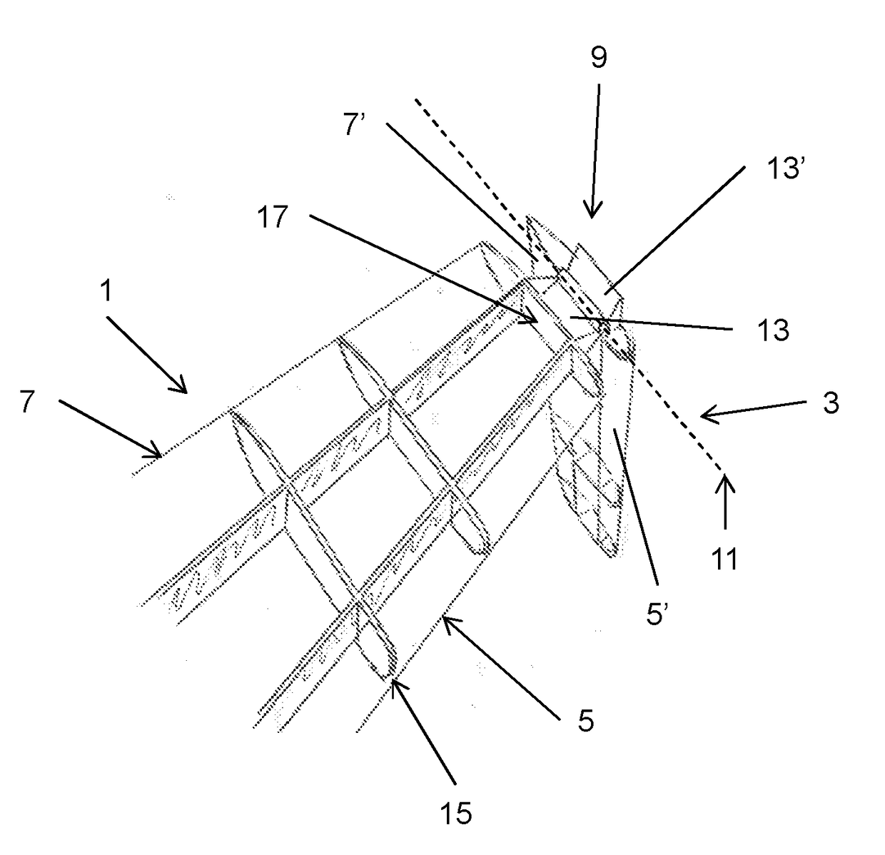 A passenger aircraft with a downwardly foldable wing tip device