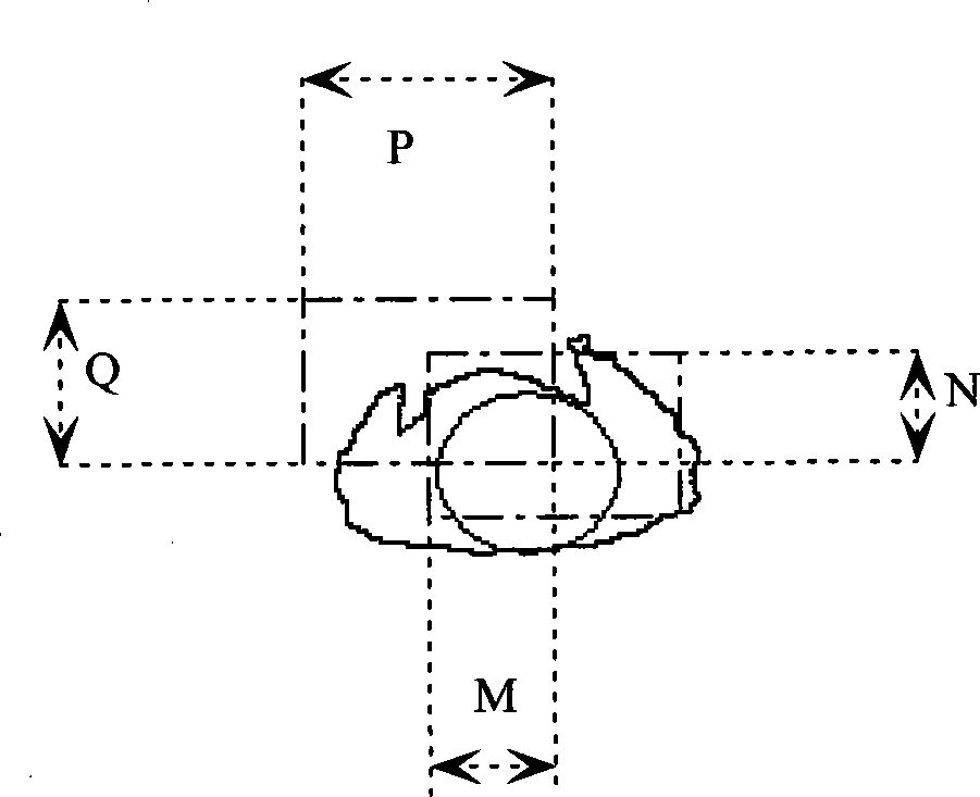 Method for recognizing human eye state based on built-in type hidden Markov model