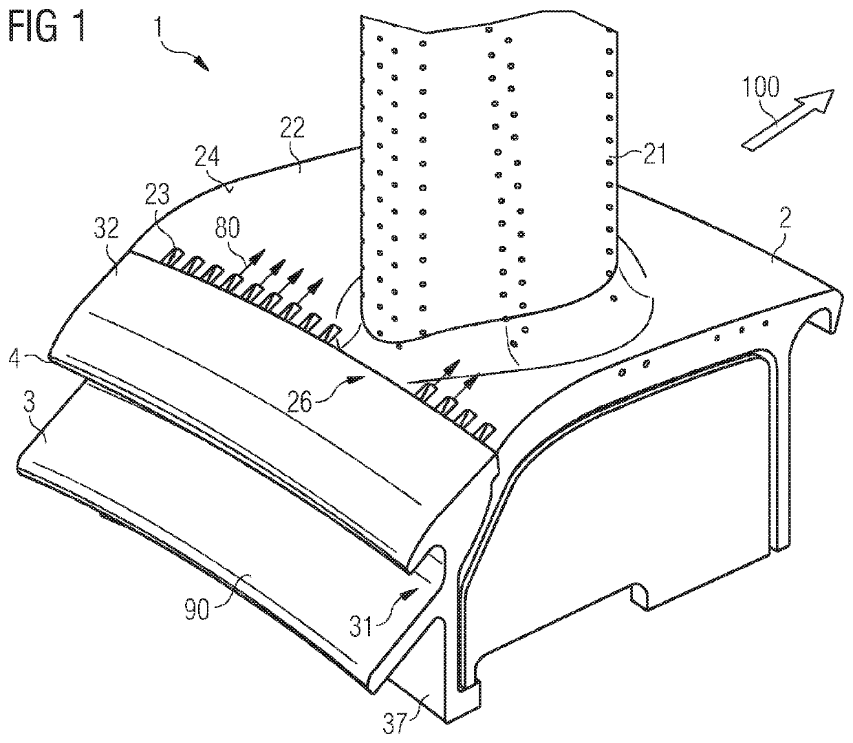 Gas turbine guide vane segment and method of manufacturing