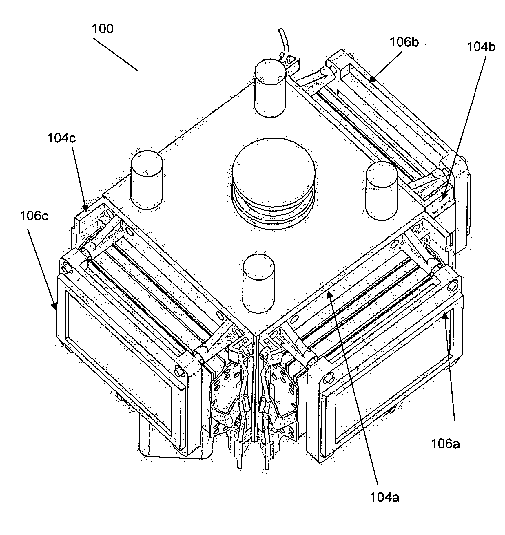 Convergence system for a projection display system