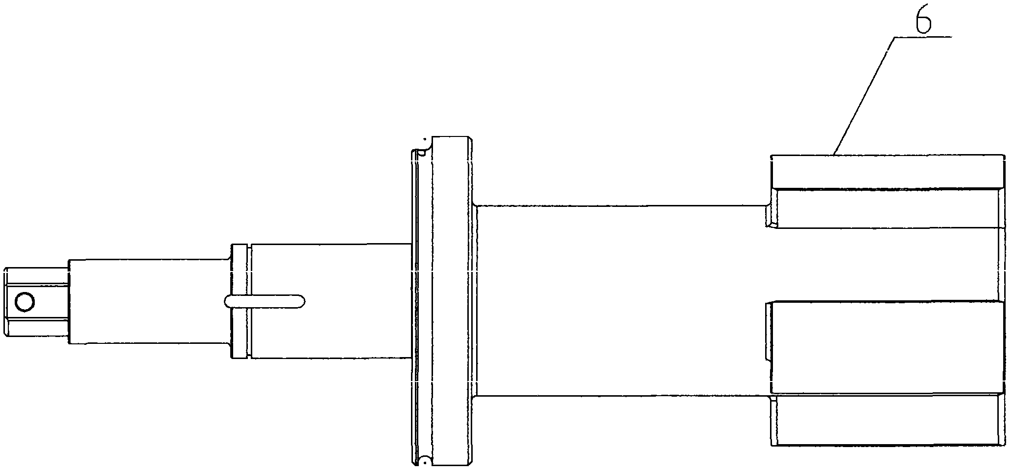 Telescopic mechanism of telescopic coupler and buffer device for high-speed motor train unit