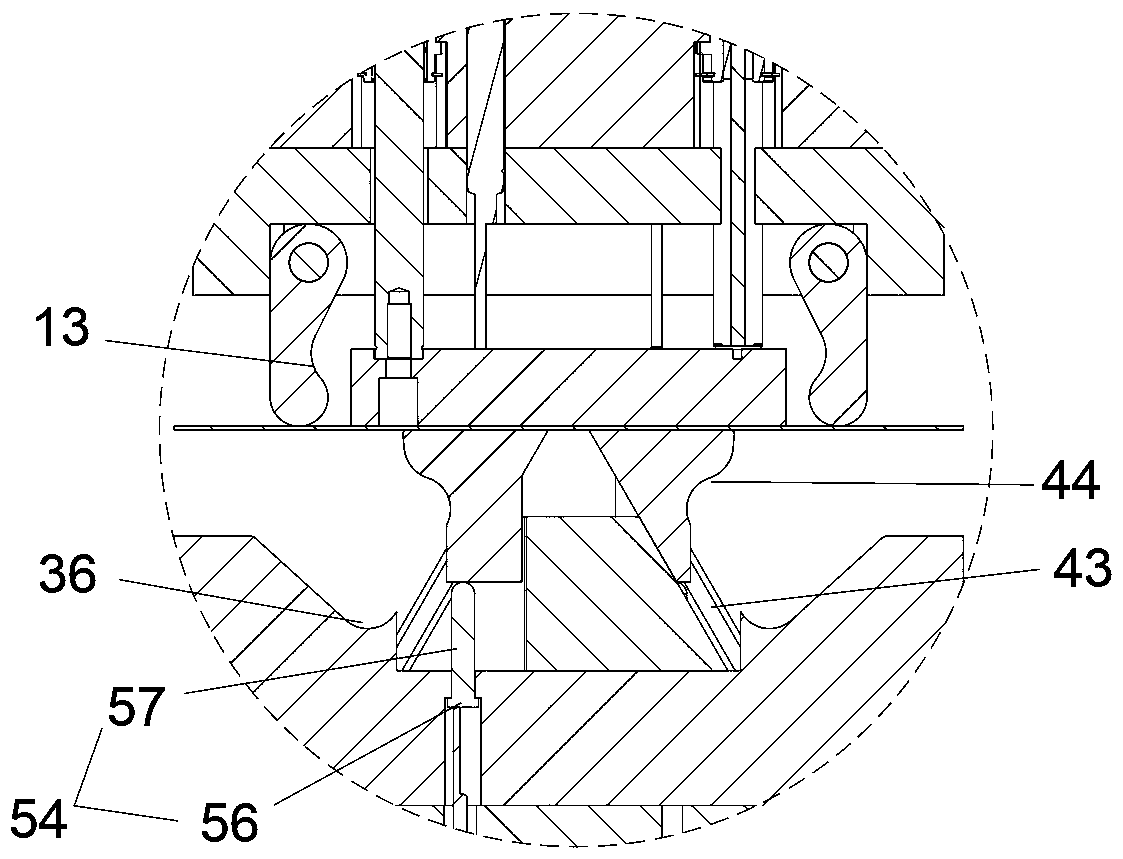 Bending die capable of controlling high-strength steel springback and application method thereof