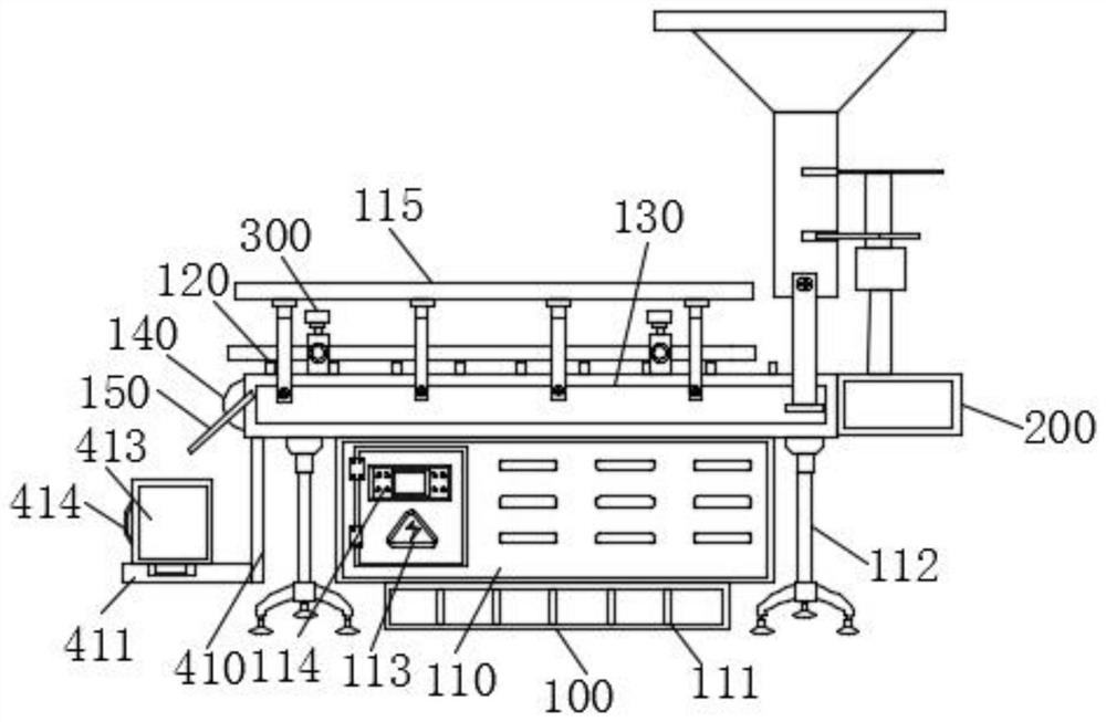 Conveying device with thread clamping prevention structure for textile machining