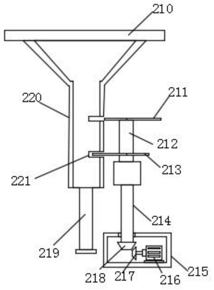 Conveying device with thread clamping prevention structure for textile machining