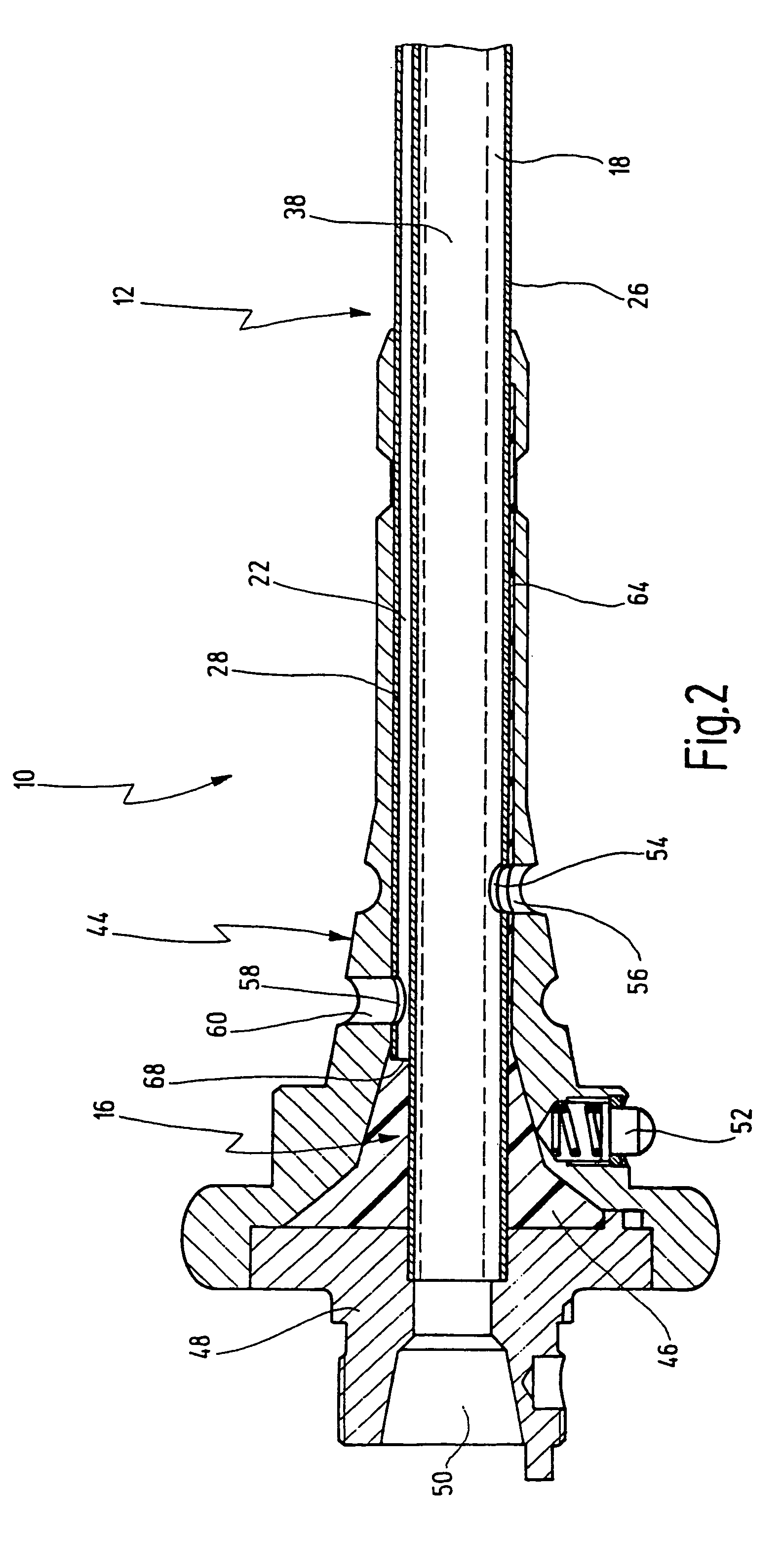 Medical instrument for suction and irrigation, and method for its production