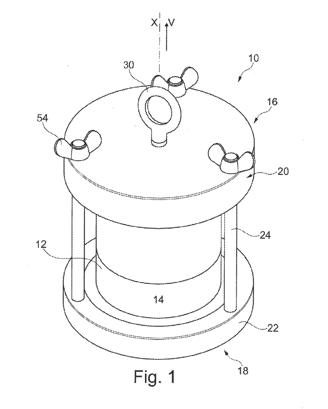 Device for administering a radiopharmaceutical drug