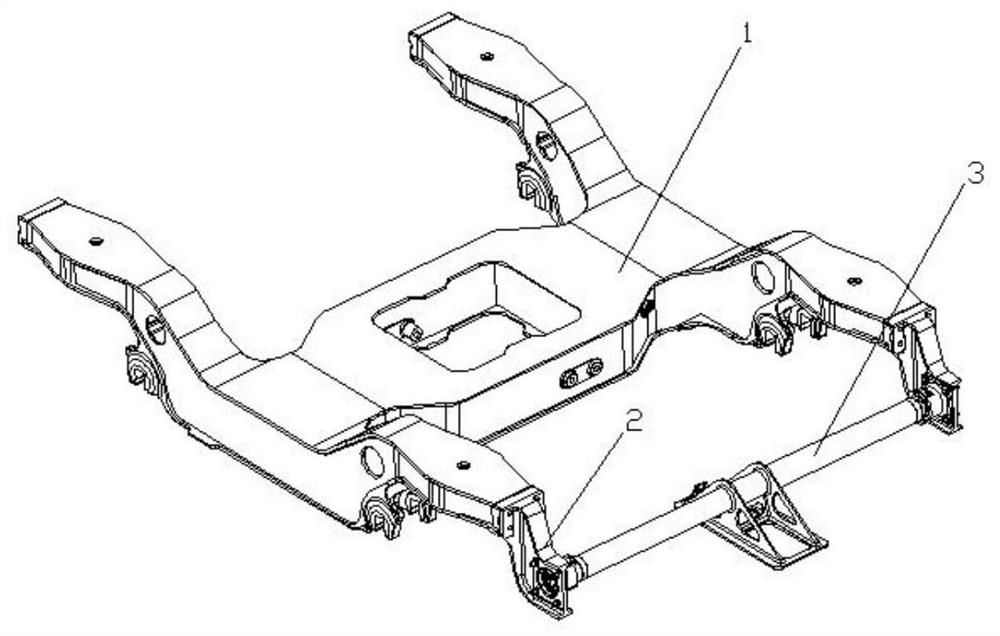 Method and structure for improving rigidity of subway vehicle antenna support