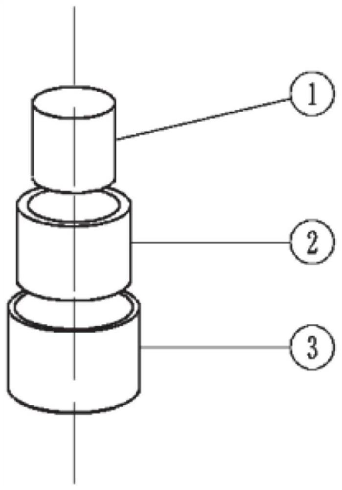 Thermal analysis method for testing volatile and oxidizable alloy material by using nested sealed crucible