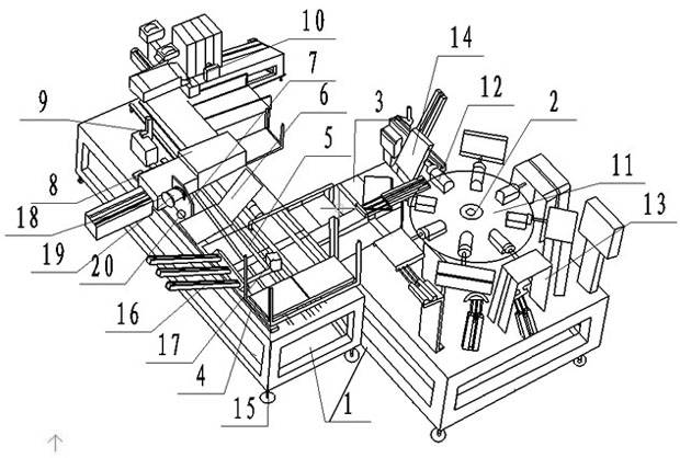 Full-automatic packaging device for silk stockings and method thereof