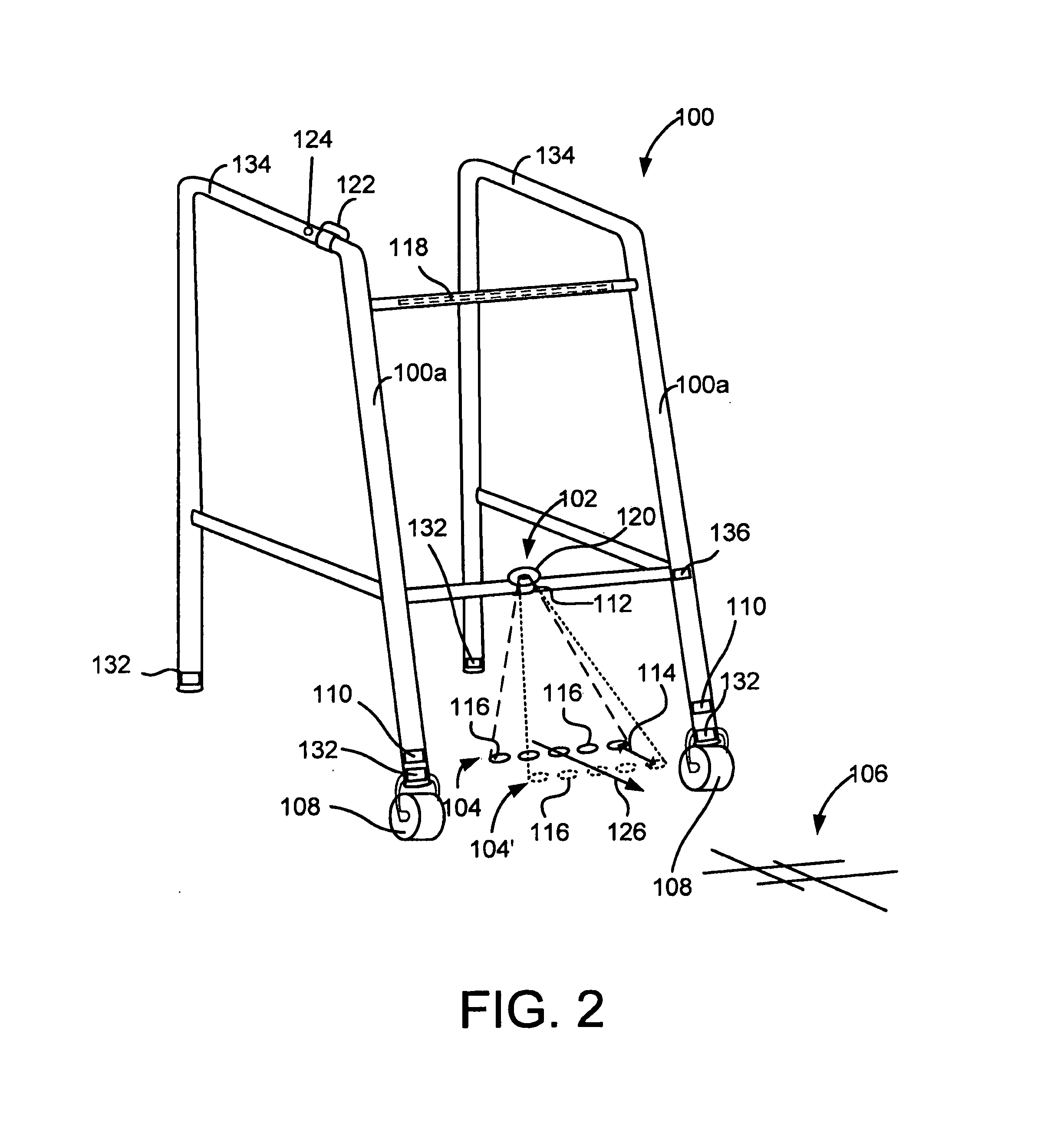 System and method for alleviating freezing gait and gait hypokinesia in users with extrapyramidal disorder