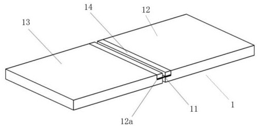 Fixing device and fixing method for transverse tensile test of ceramic-based fiber bundle composite material