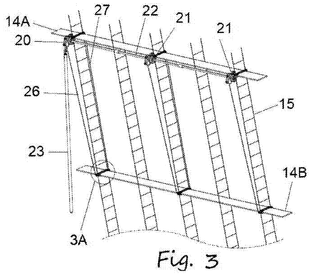 Device Mounted on Window Blind for Independent Tilting of Slats in Lower and Upper Regions