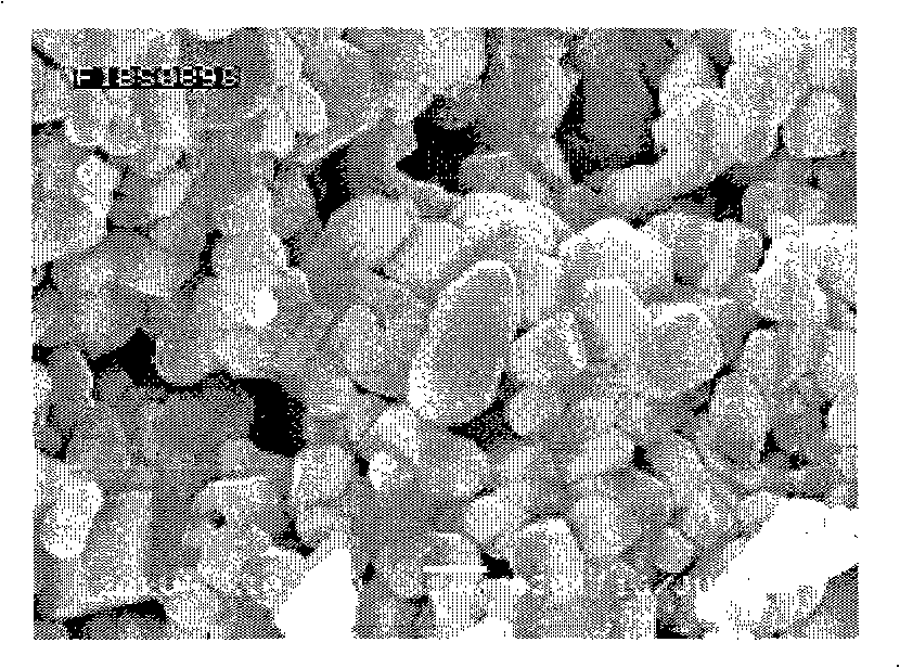 Method for preparing lithium ion battery anode material nickle cobalt lithium manganate