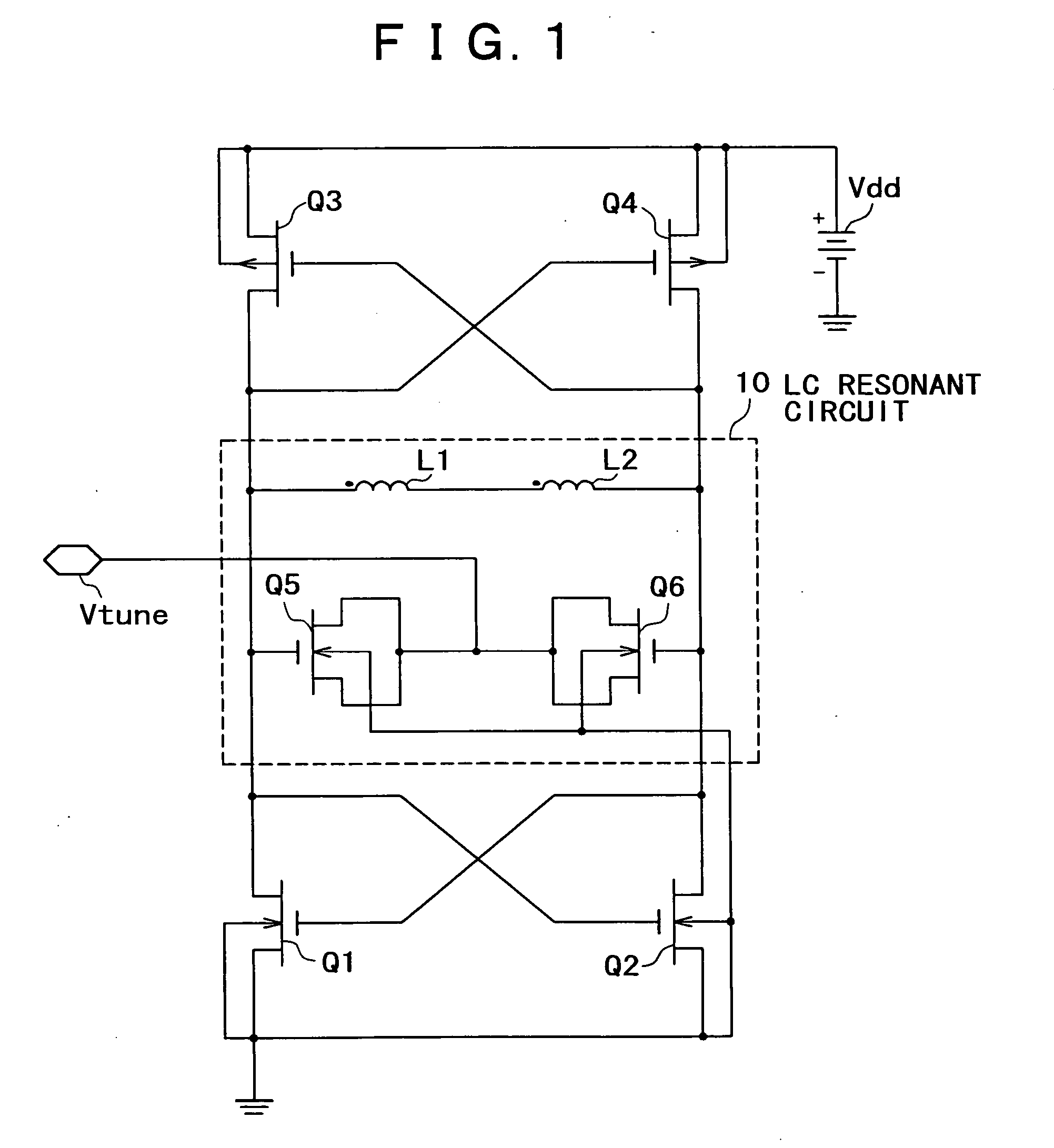 Resonant circuit and a voltage-controlled oscillator