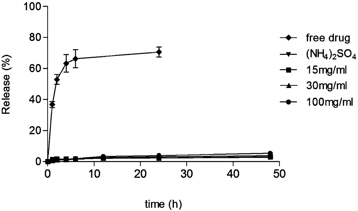 Liposome composition capable of adjusting drug release and preparation method thereof