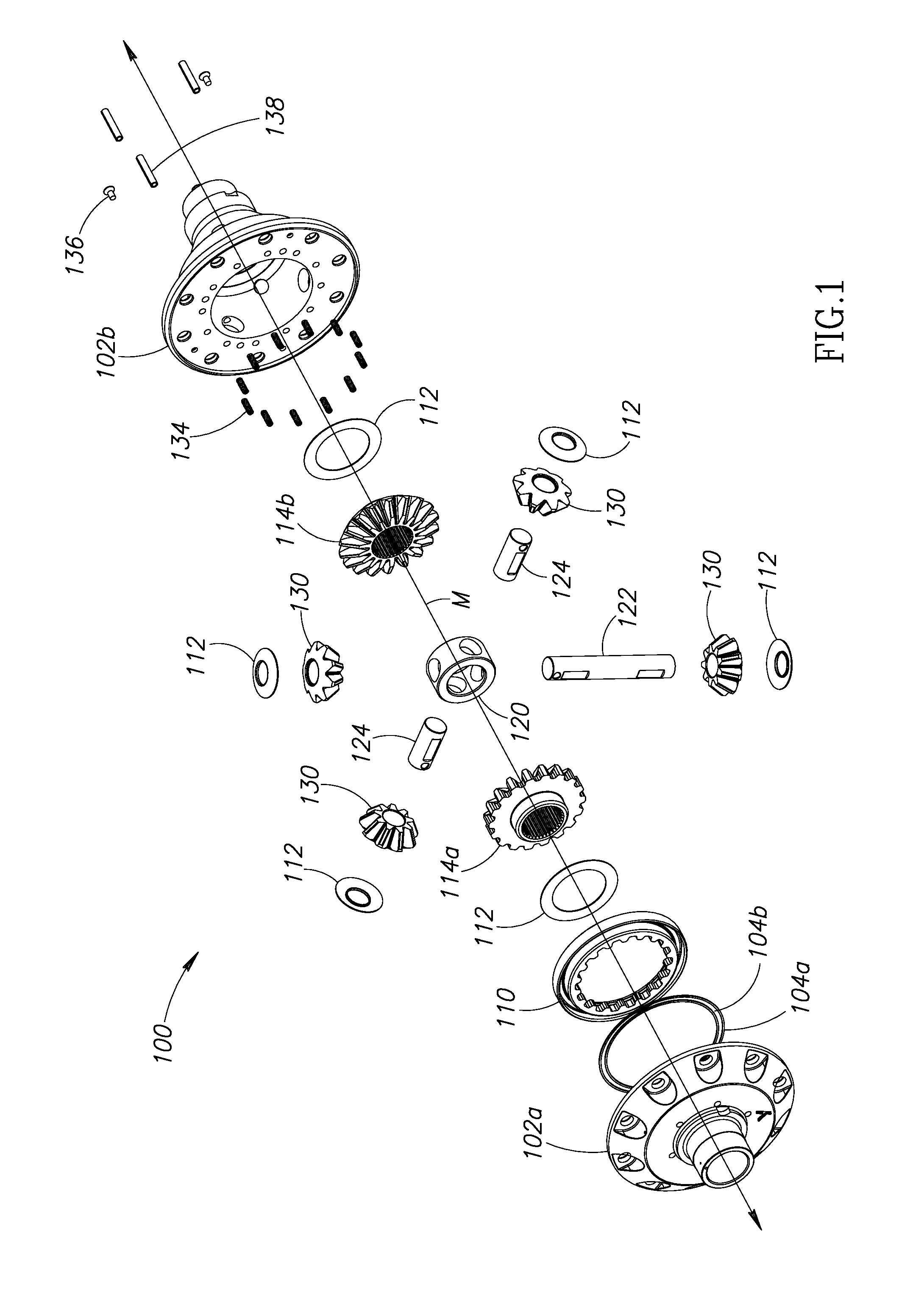 Locking differential assembly