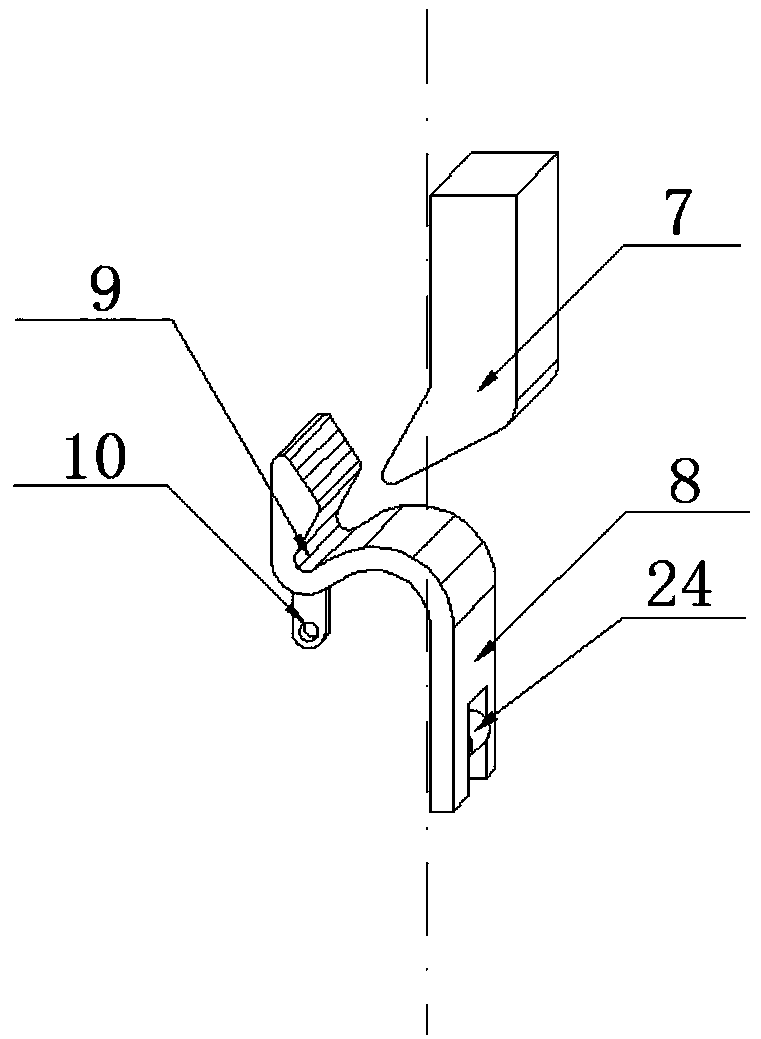 Strutting device with high safety performance for gynecological examination